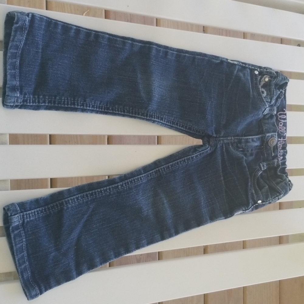 Wall flower 2t embroidered pocket Jean's